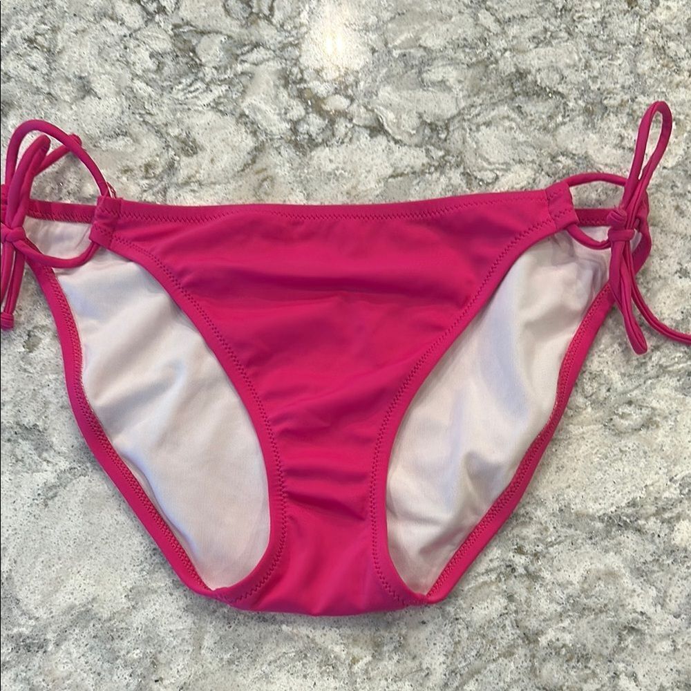 💗 Victoria’s Secret Hot Pink Bikini Bottoms – Size Medium
